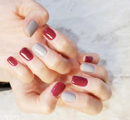 2018最新气质美甲图片红色系推荐 年轻女生红色系美甲图片