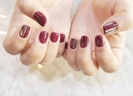 2018最新气质美甲图片红色系推荐 年轻女生红色系美甲图片