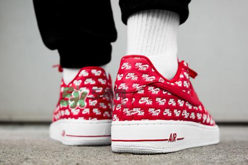nike air force 1 low logo上脚效果怎么样?空军一号logo款上脚