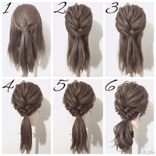 夏天好看的编发发型及编法步骤图解