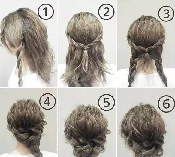 夏天好看的编发发型及编法步骤图解