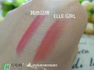 ellegirl爱尔甜心口红怎么样？ellegirl口红色号试色
