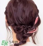 盘发图解100种_盘发步骤图解大全