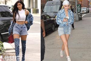 牛仔全身搭配图 牛仔全身正装美女图片