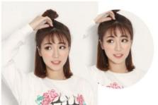 可爱扎发图片 可爱扎头发发型图片