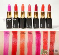 heelaa荷拉水润持久口红色号 heelaa荷拉水润持久口红试色