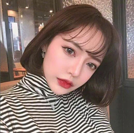 齐肩内扣发型图片2018 女齐肩内扣发型图片