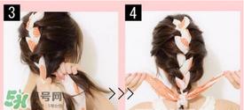 从头顶开始编的辫子图解 从头顶编辫子图解