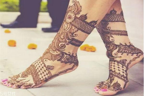 海娜纹身可以保持多久 海娜纹身图片