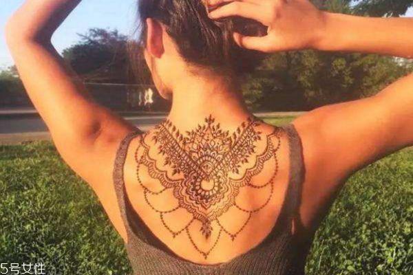 海娜纹身可以保持多久 海娜纹身图片