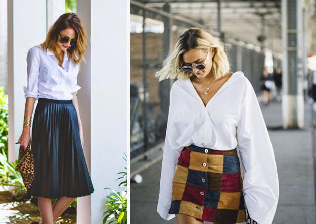 女生衬衫搭配图片 女生衬衫怎么搭配