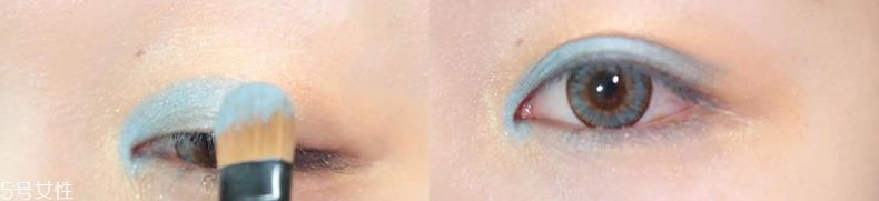 梦幻人鱼眼妆教程 简单的人鱼公主眼妆