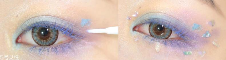 梦幻人鱼眼妆教程 简单的人鱼公主眼妆