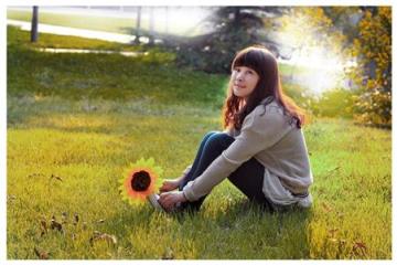 致灿烂的你，如朝阳一般充满希望!