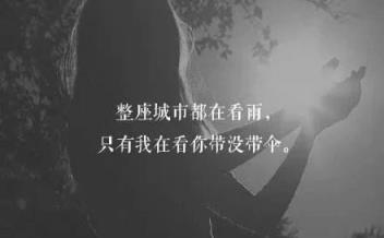 我听闻你始终一个人,荏苒的时光期盼的是你!
