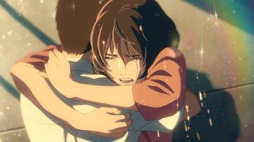 在我肩上哭泣，我愿与你随行！