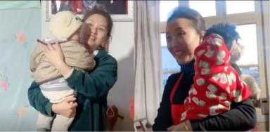 全家抱娃来催婚:娃不够狗来凑！