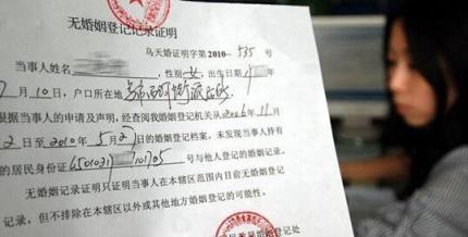 未婚证明在哪里开,需要什么证件!