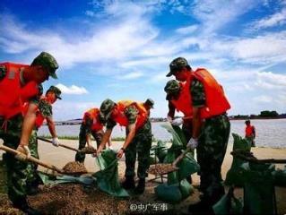 抗洪官兵伙食曝光,同时提供200人热食