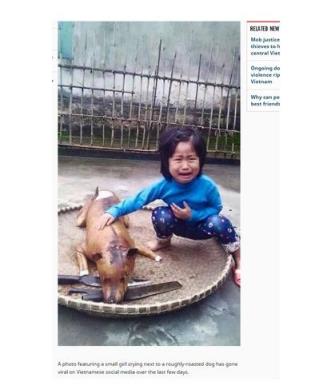 女童狗肉摊认出爱犬，伤心哭泣引网友怜