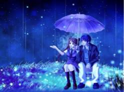 雨中的恋人们，雨中漫步有诗意！