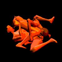 卡通男人示范性交姿势性交23式 性爱姿势动画版二十式GIF动态图