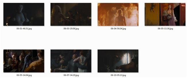 《权力的游戏》第六季所有露点图片截图及视频时间整理