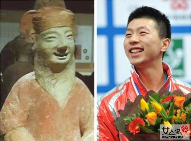 【图】石像与马龙神撞脸 跨越千年撞脸马龙自黑调侃呵呵