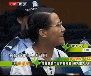 西安女子王如盗窃季羡林文物 受审时亮了表情包与图片走红