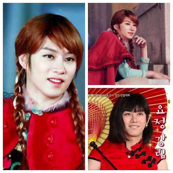 一路上有你金希澈女装 sj金希澈女装大集合