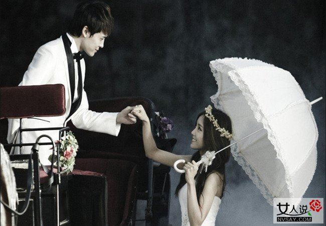 付辛博朴孝敏关系 西米夫妇结婚照曝光场面相当有爱