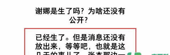 谢娜二胎生的男孩女孩 谢娜二胎生了吗