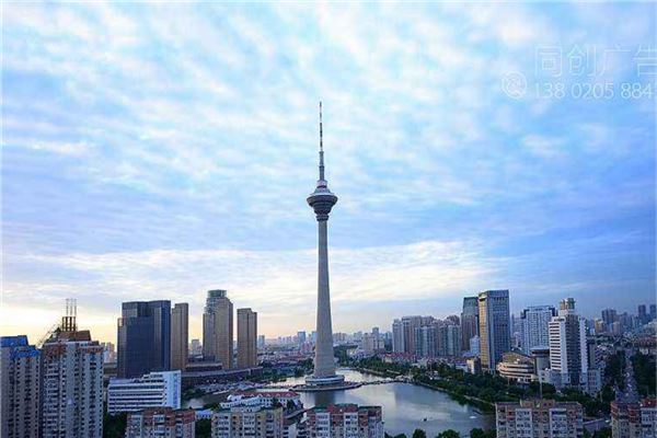 天津市地标建筑TOP10 民园体育场景色超美 天塔位于水中