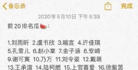 青春有你2前20强排名曝光！35进20名单有你pick的妹妹吗？
