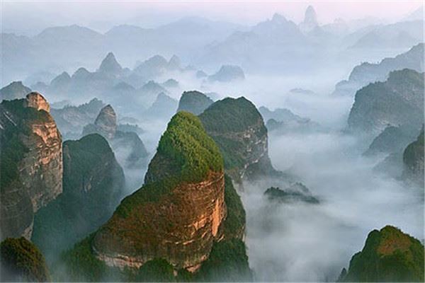 韶关十大风景名胜排名：金鸡岭上榜，第3仙气十足