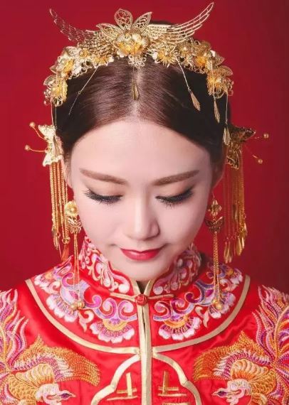 秀禾服新娘造型图片2020