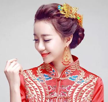 秀禾服新娘造型图片2020