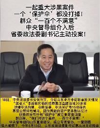 涉黑大案背后一个保护伞都没打掉 案件详情曝光