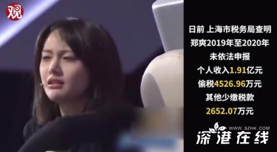 郑爽表示不复议不起诉,但仍有2.18亿罚款未缴清!?