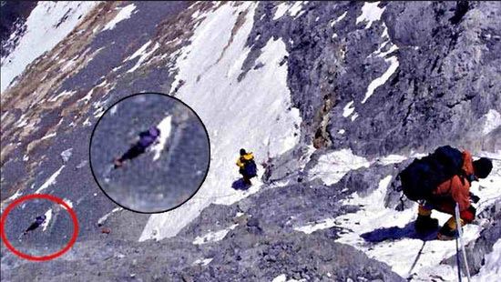 珠穆朗玛峰美女死尸：珠峰最著名的女尸图片曝光(2)