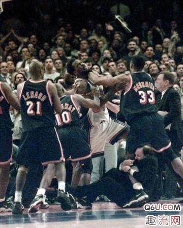 保罗隆多斗殴遭禁赛 细数NBA赛场上的著名打架斗殴事件