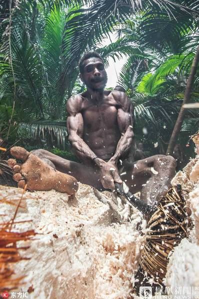 非洲象人族：食人族硬起真实照片 实拍食人族真实生活