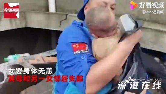 埋废墟获救女婴母亲已身亡 拼了命才护住孩子!?