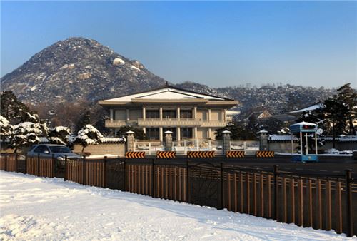 空中拍摄青瓦台图片，揭开青瓦台的神秘面纱