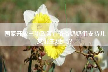 国家开放三胎政策，爷爷奶奶们支持儿女们生3胎吗？