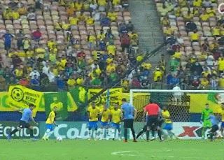 世预赛-内马尔破门苏神定位杀 巴西4-1乌拉圭