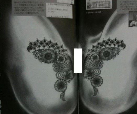 酒井法子被传接拍色情片私处蝴蝶纹身曝光（图）