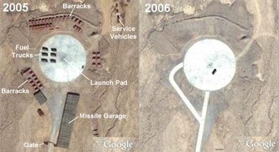 解放军二炮两大导弹基地被“谷歌“曝光(图)