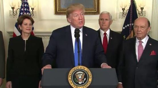 特朗普打响对华贸易战，系现代史上中美最大贸易战