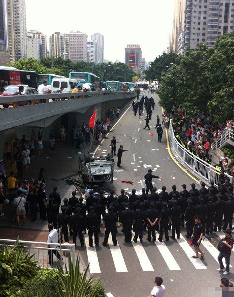 中国多地反日：钓鱼岛是中国的，苍井空是世界的！